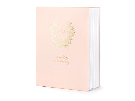 esküvői vendégkönyv rózsaszín