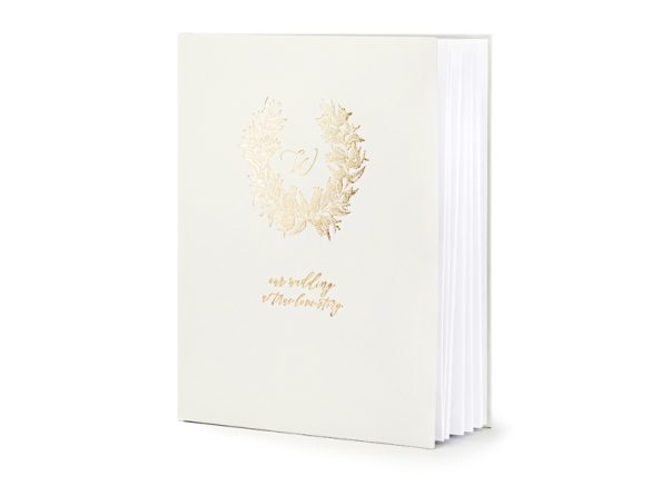 esküvői vendégkönyv szürke